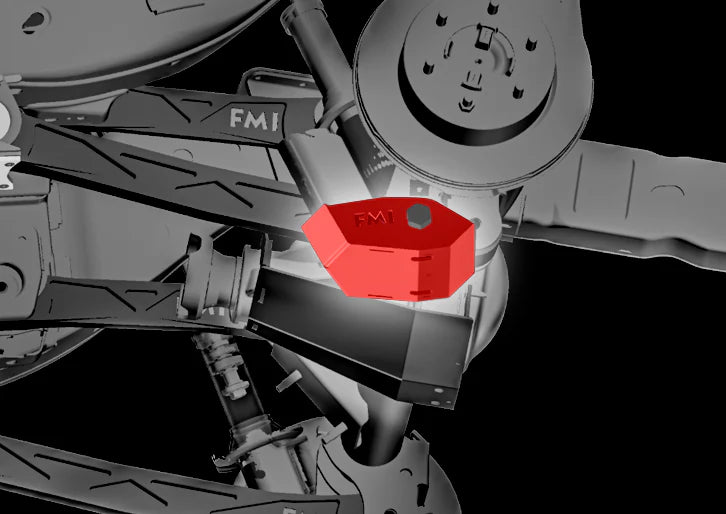 2022+ Bronco Rear shock skid kit for HOSS 3.0 Shock