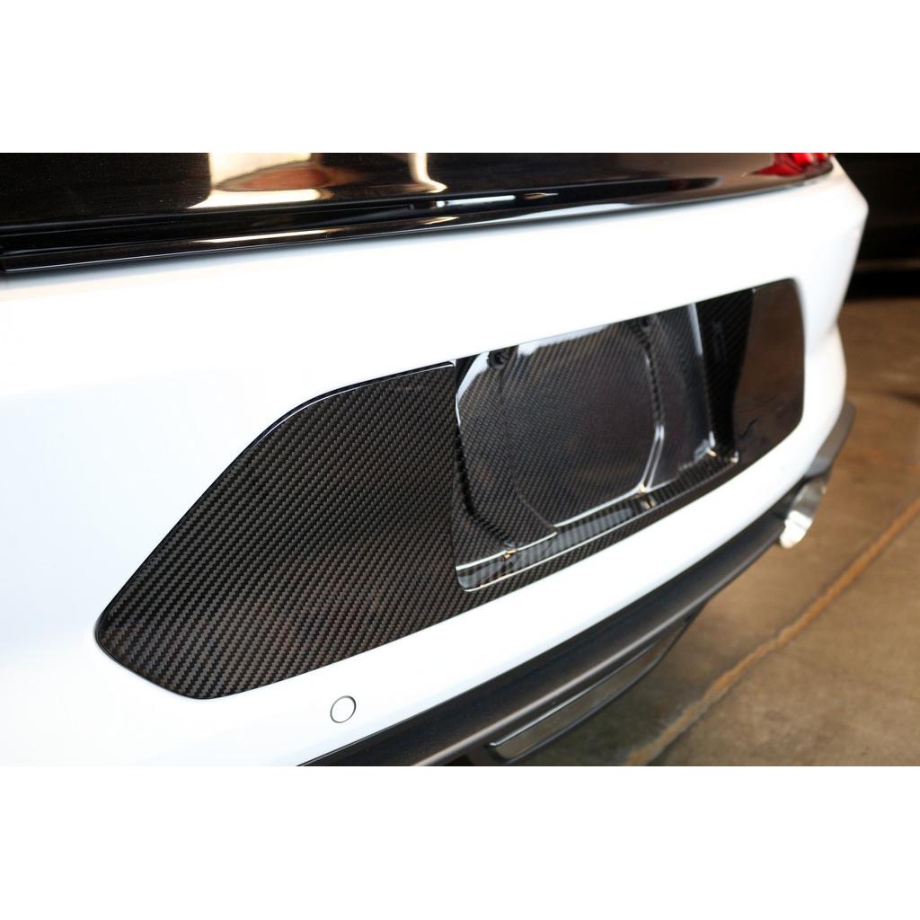 Carbon Fiber Ford Mustang License Plate Backing 2018-2023