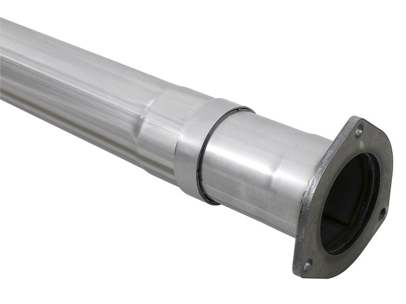 aFe Rebel XD 4in SS DPF-Back Exhaust 17-18 Ford Diesel Trucks V8-6.7L (td) w/ Dual Black Tips