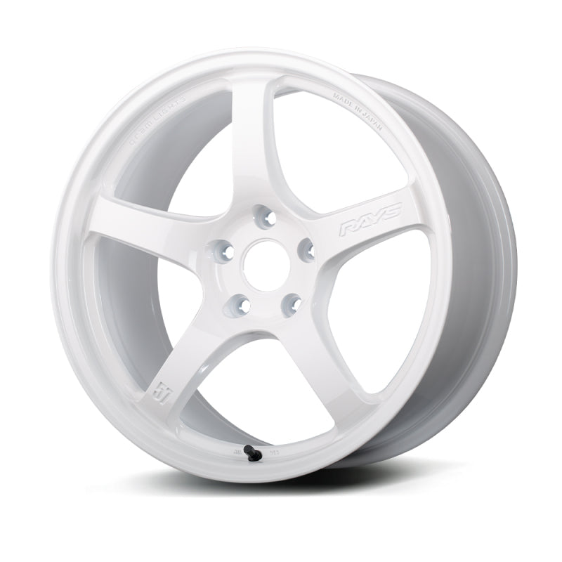 Gram Lights 57CR 18x8.5 +45 5x100 White (OXZ)