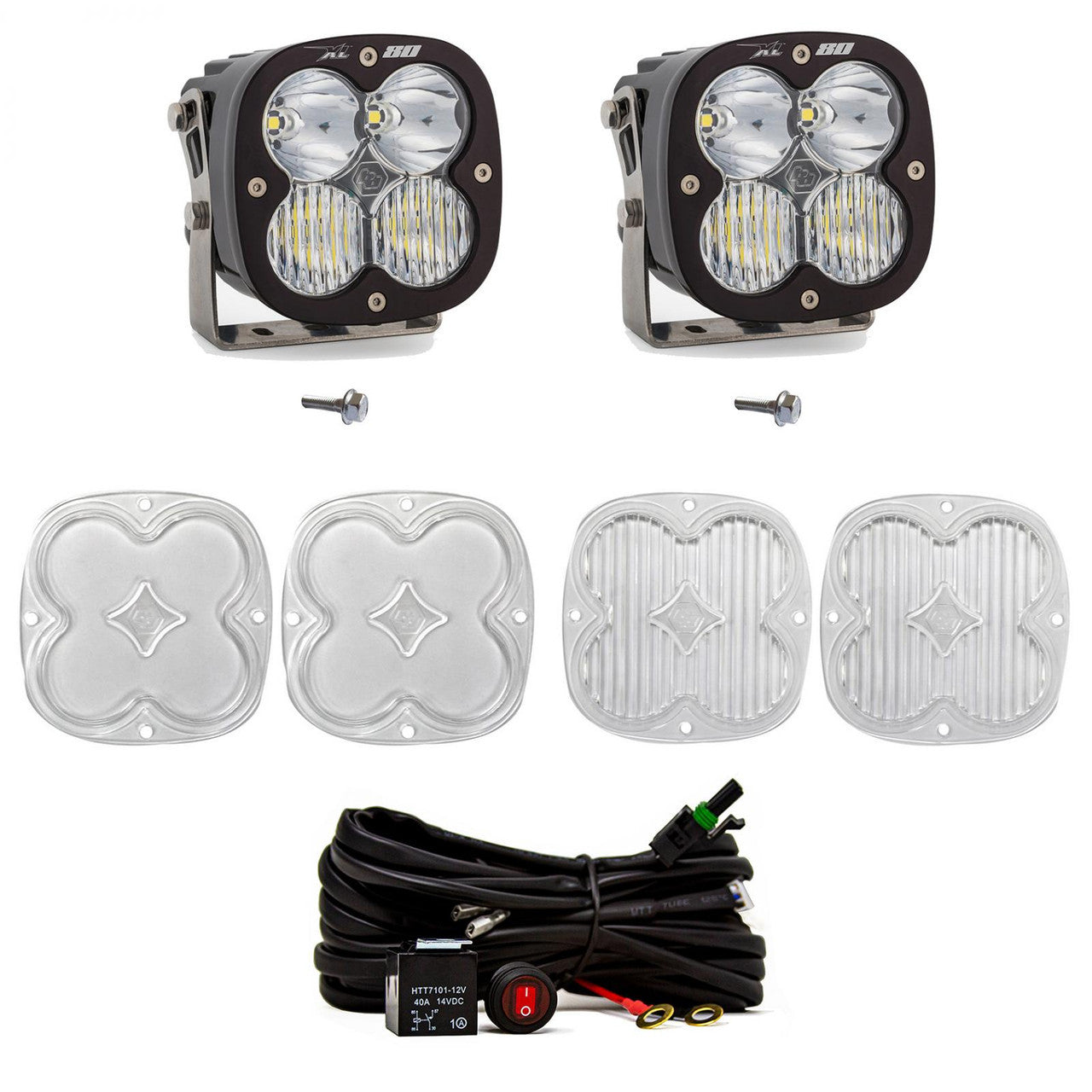 Ford XL80 A-Pillar Light Kit - Ford 2021-On Bronco; 2022-On Bronco Raptor