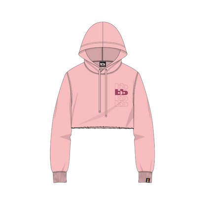 BB LOGO CROPPED HOODIE