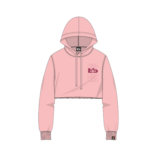BB LOGO CROPPED HOODIE