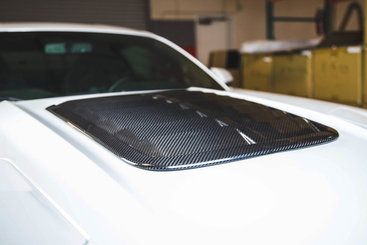 Carbon Fiber Hood Vent - Ford Mustang S550 2015 - 2017