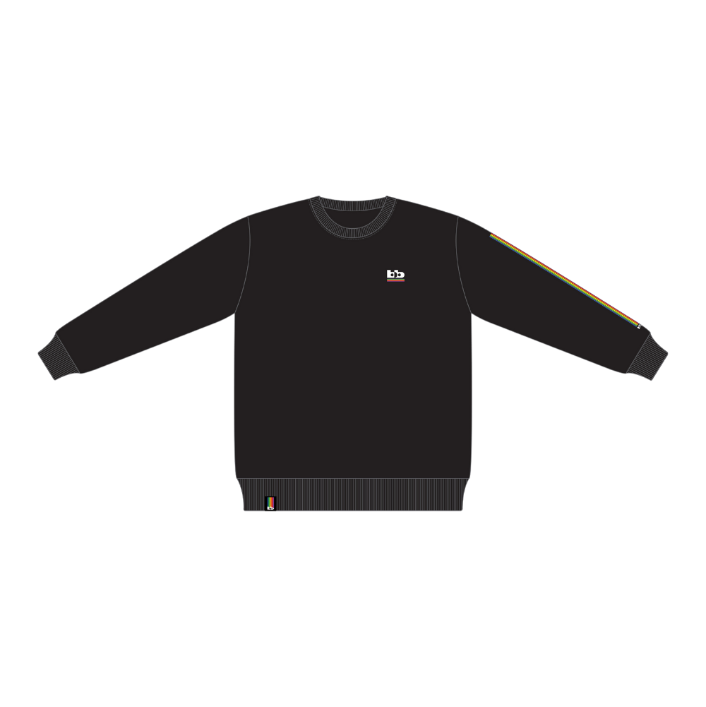 BB STRIPE CREWNECK