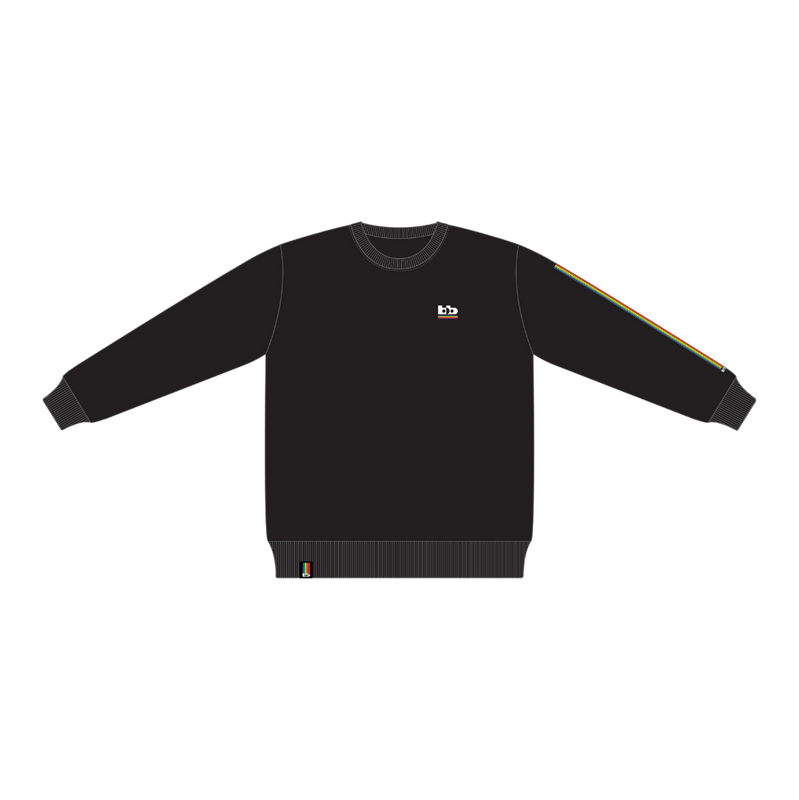 BB STRIPE CREWNECK