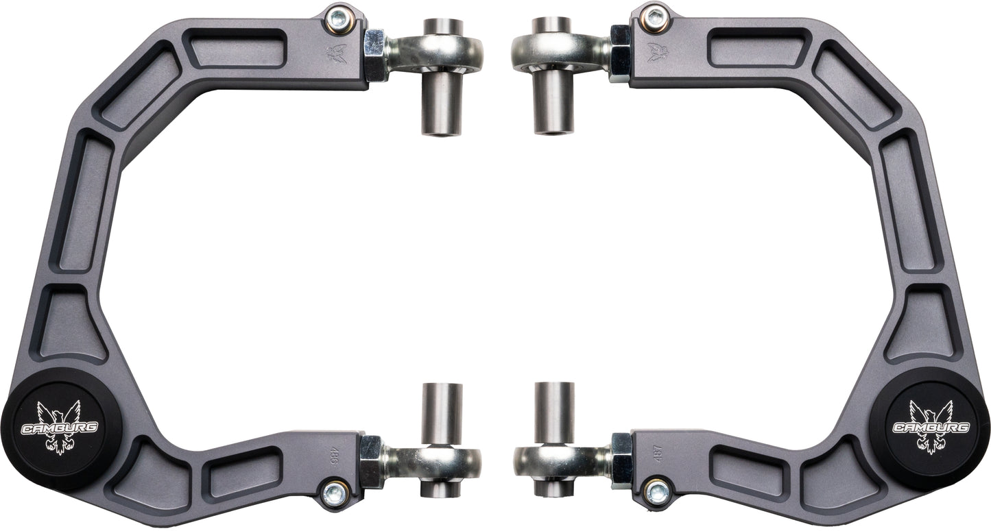 Camburg Engineering 2021-2025 Ford Bronco Excludes Raptor Gray KINETIK Series Control Arm Kit