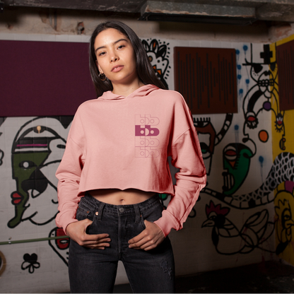BB LOGO CROPPED HOODIE