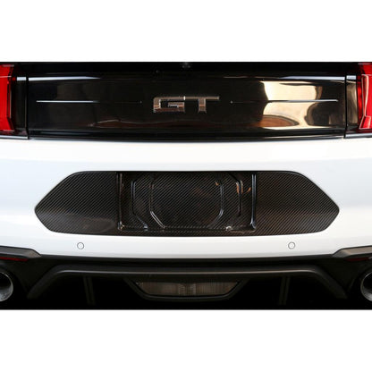 Carbon Fiber Ford Mustang License Plate Backing 2018-2023