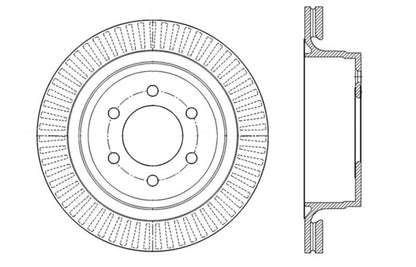 StopTech Drilled Sport Brake Rotor