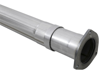 aFe Rebel XD 4in SS DPF-Back Exhaust 17-18 Ford Diesel Trucks V8-6.7L (td) w/ Dual Black Tips